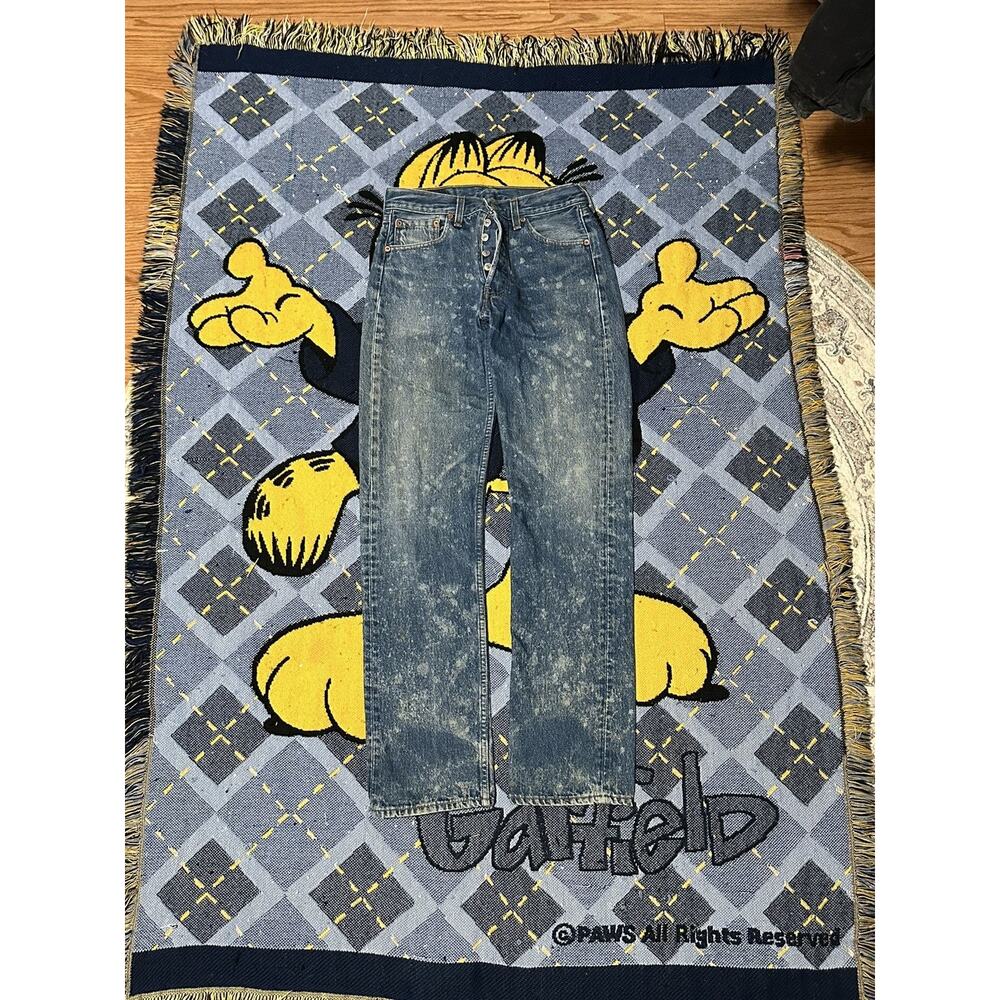 Vintage Light Wash Levi's 501 Made in USA 29 x 32